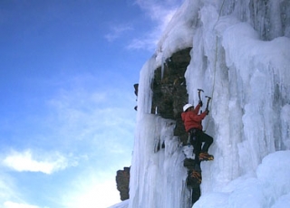 escalada en hielo